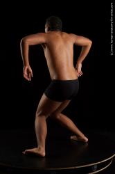 Underwear Man Black Standing poses - ALL Average Short Black Standing poses - simple Standard Photoshoot Academic